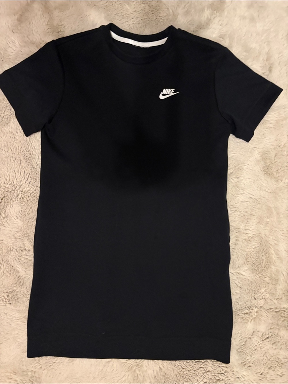 Nike Black Short-Sleeve Logo Tee Dress